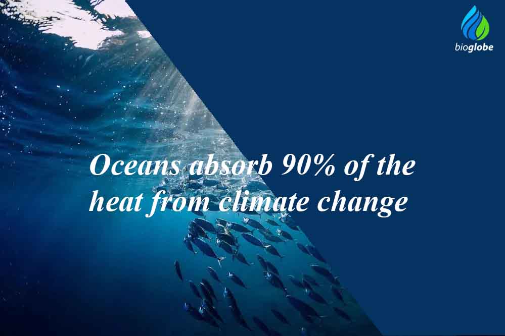 Oceans absorb 90 of the heat from climate change