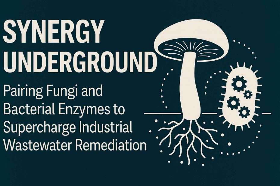 Pairing Fungi and Bacterial Enzymes to Supercharge Industrial Wastewater Remediation