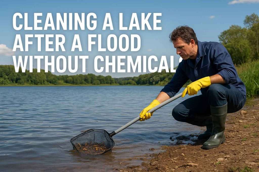 Cleaning a Lake After a Flood Without Chemicals