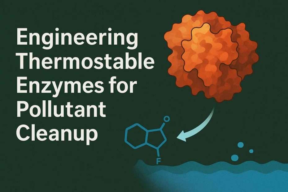Engineering Thermostable Enzymes for Pollutant Cleanup