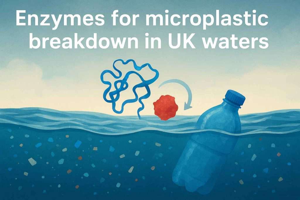 Enzymes for microplastic breakdown in UK waters