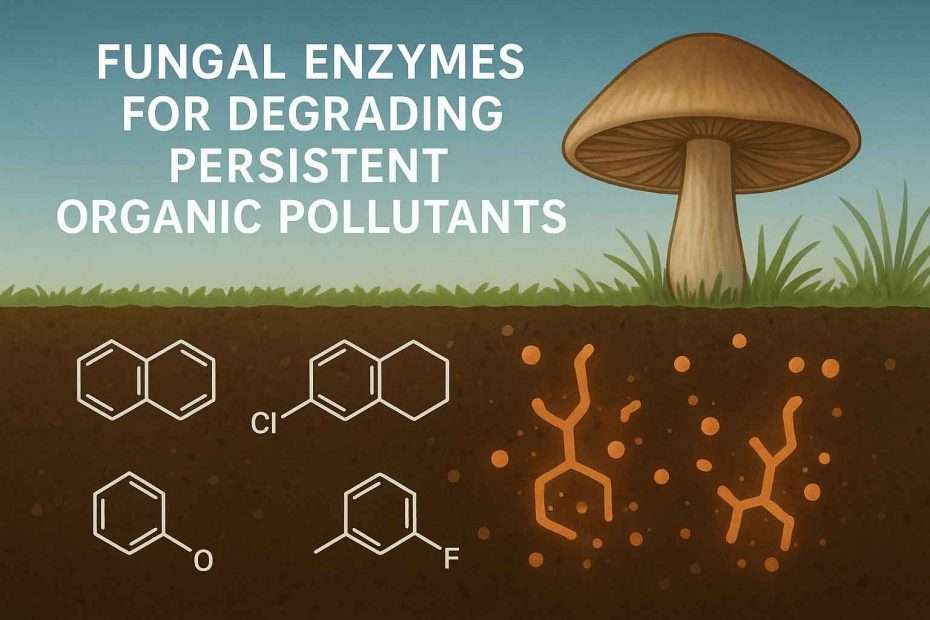 Fungal Enzymes for Degrading Persistent Organic Pollutants