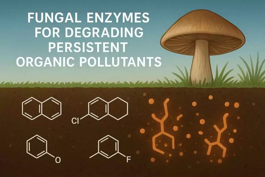 Fungal Enzymes for Degrading Persistent Organic Pollutants