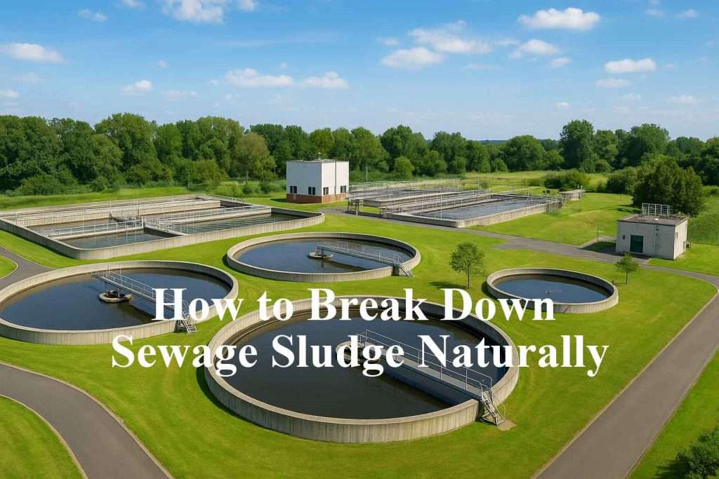 How to Break Down Sewage Sludge Naturally