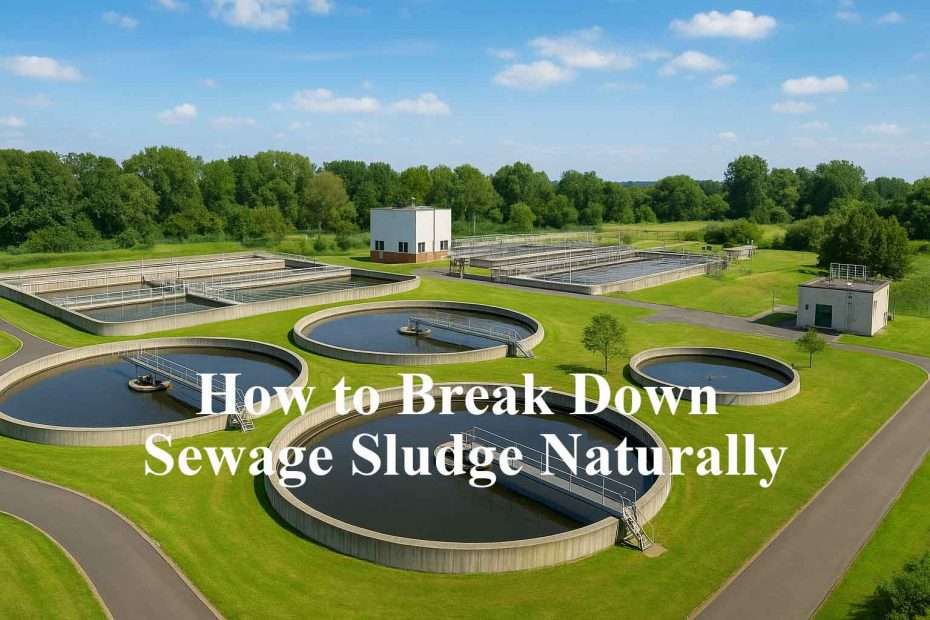 How to Break Down Sewage Sludge Naturally