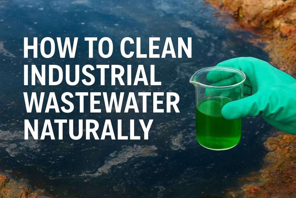 How to Clean Industrial Wastewater Naturally