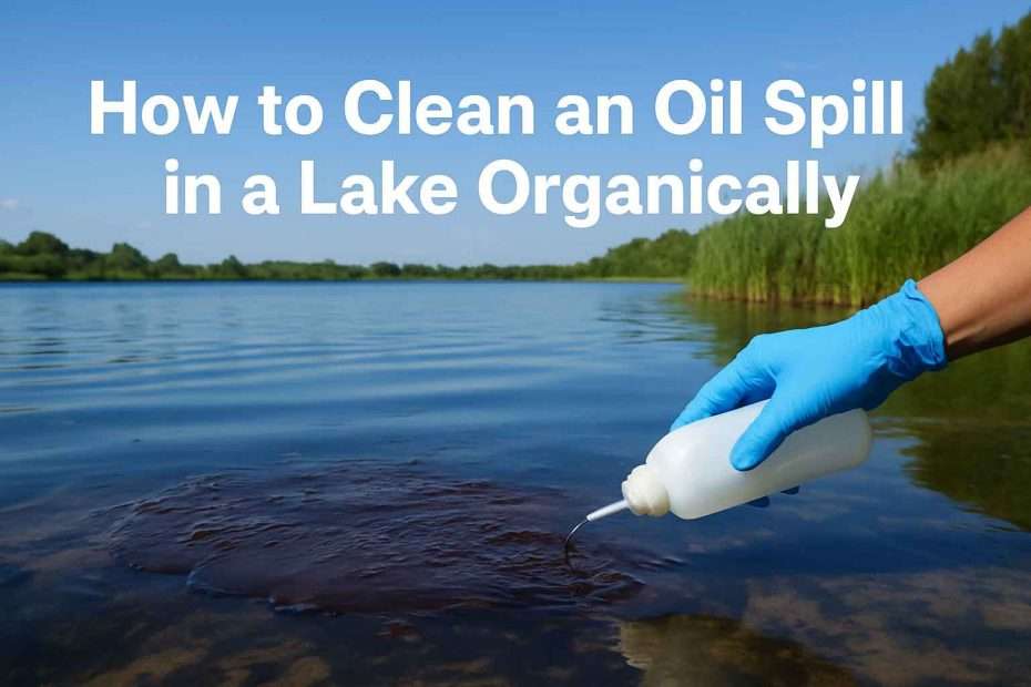 How to Clean an Oil Spill in a Lake Organically