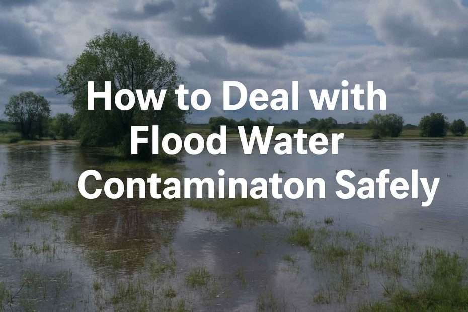 How to Deal with Flood Water Contamination Safely