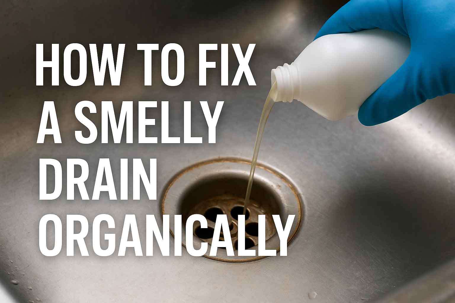 BioGlobe - How to Fix a Smelly Drain Organically