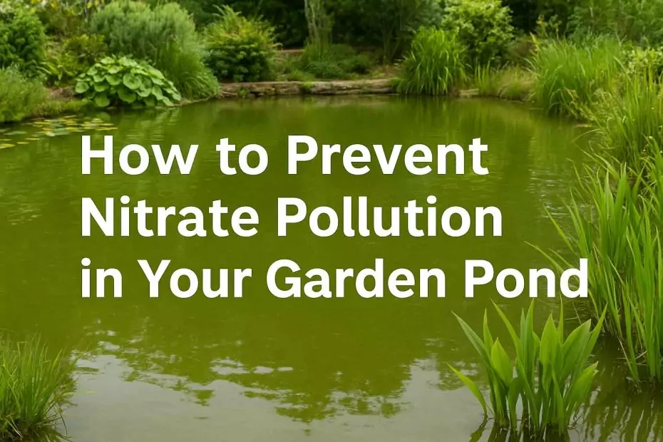 How to Prevent Nitrate Pollution in Your Garden Pond