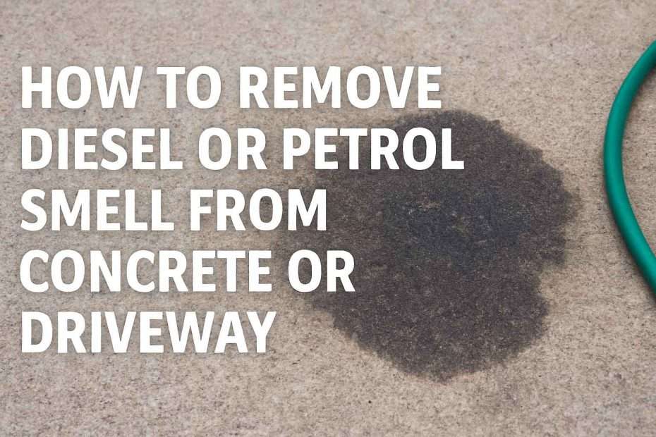How to Remove Diesel or Petrol Smell from Concrete or Driveway