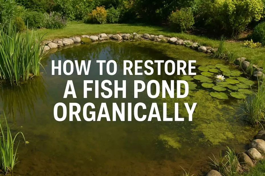 How to Restore a Fish Pond Organically