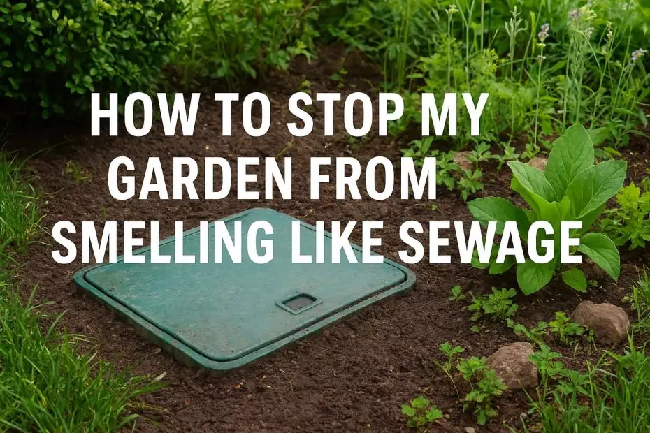 How to Stop My Garden from Smelling Like Sewage