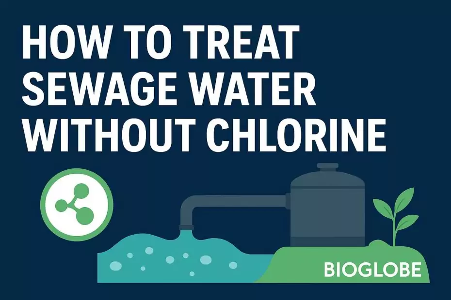 How to Treat Sewage Water Without Chlorine