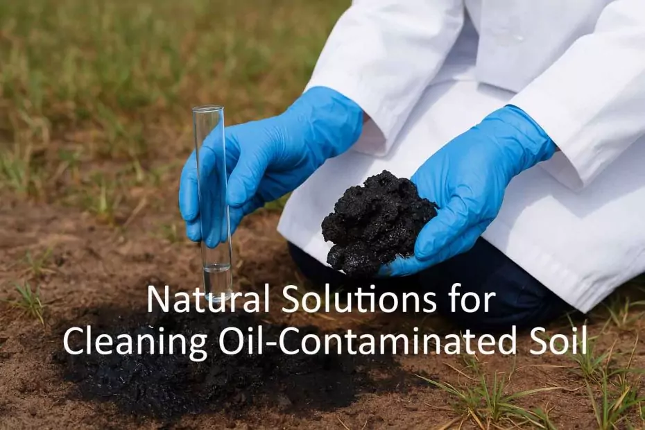 Natural Solutions for Cleaning Oil-Contaminated Soil