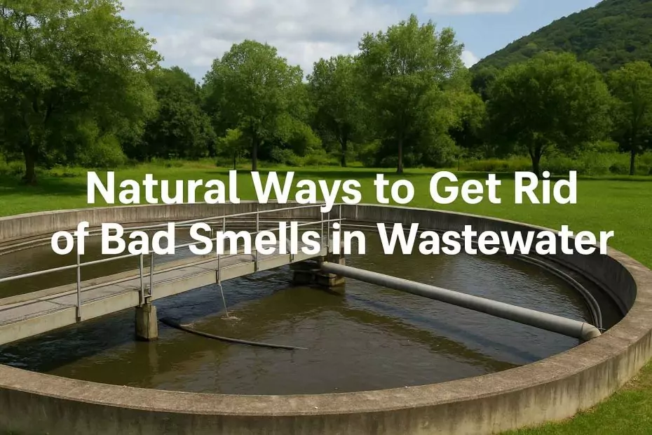 Natural Ways to Get Rid of Bad Smells in Wastewater