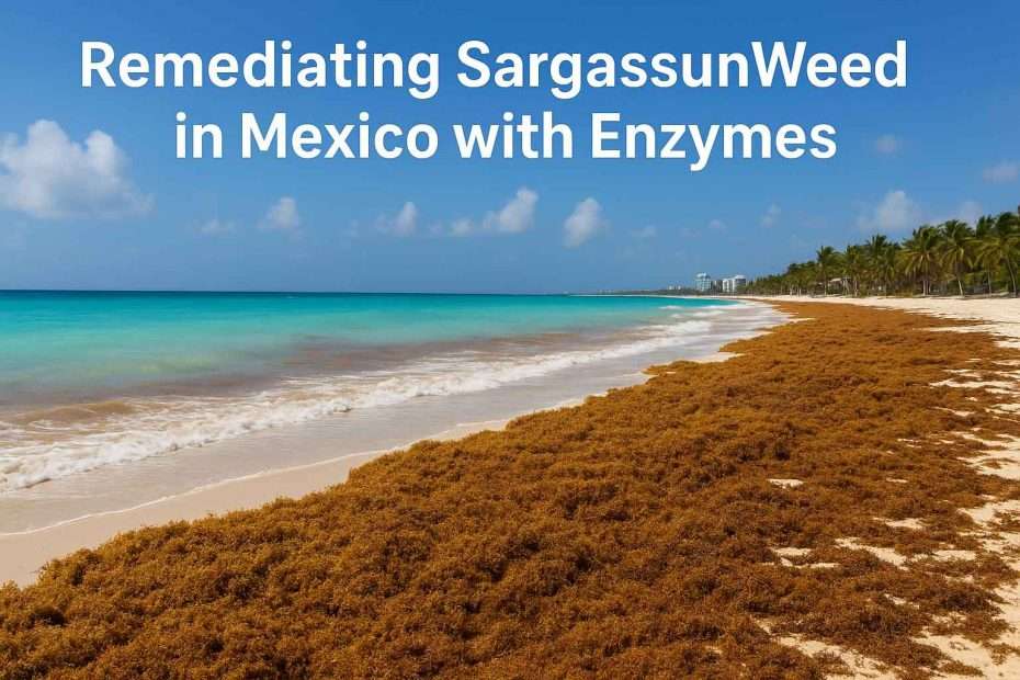 Remediating Sargassum Weed in Mexico with Enzymes