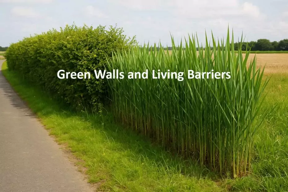 Green Walls and Living Barriers 1 Green Walls and Living Barriers
