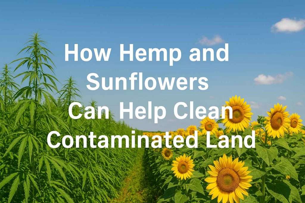 How Hemp and Sunflowers Can Help Clean Contaminated Land