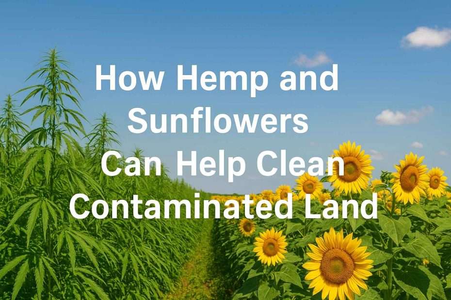 How Hemp and Sunflowers Can Help Clean Contaminated Land