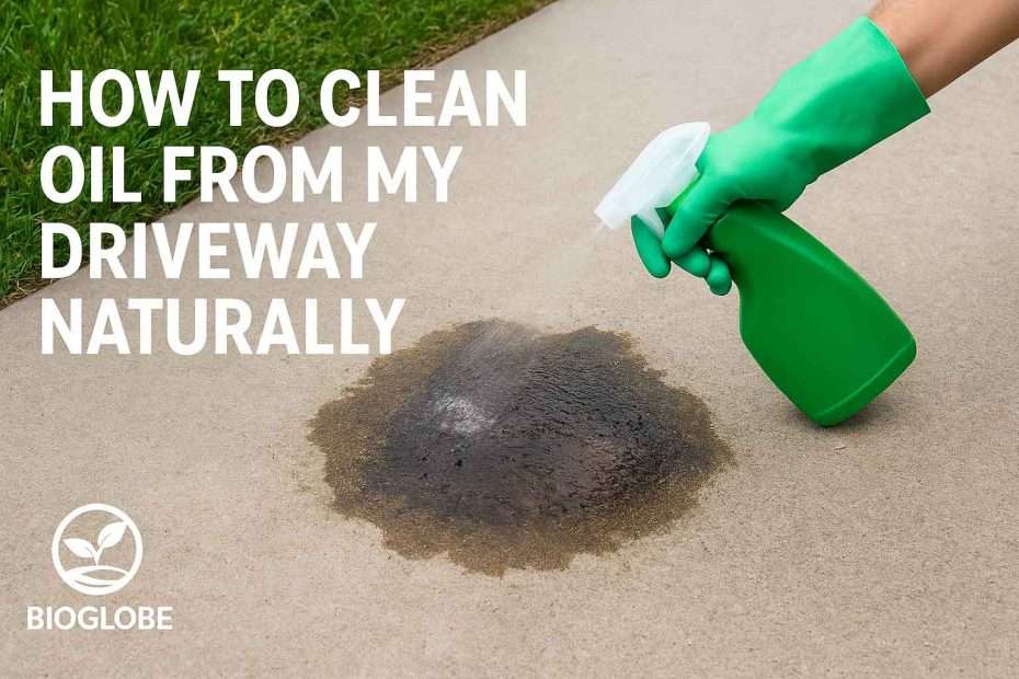 How to Clean Oil from My Driveway Naturally