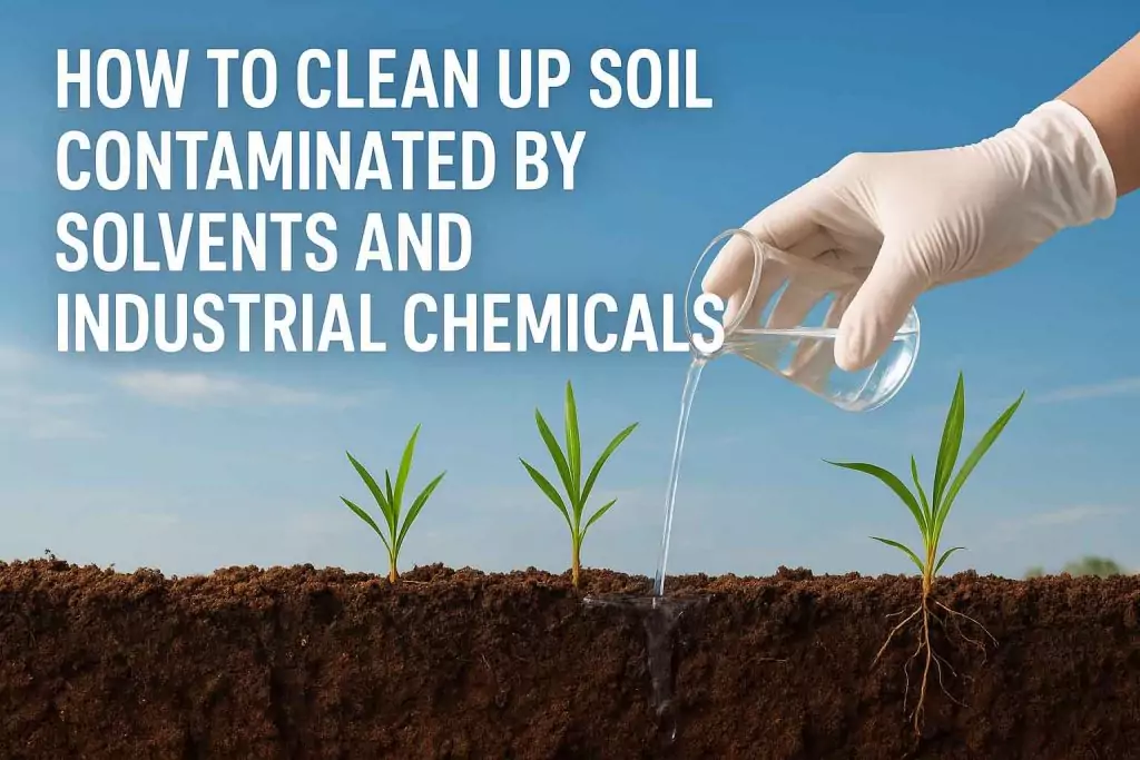 How to Clean Up Soil Contaminated by Solvents and Industrial Chemicals