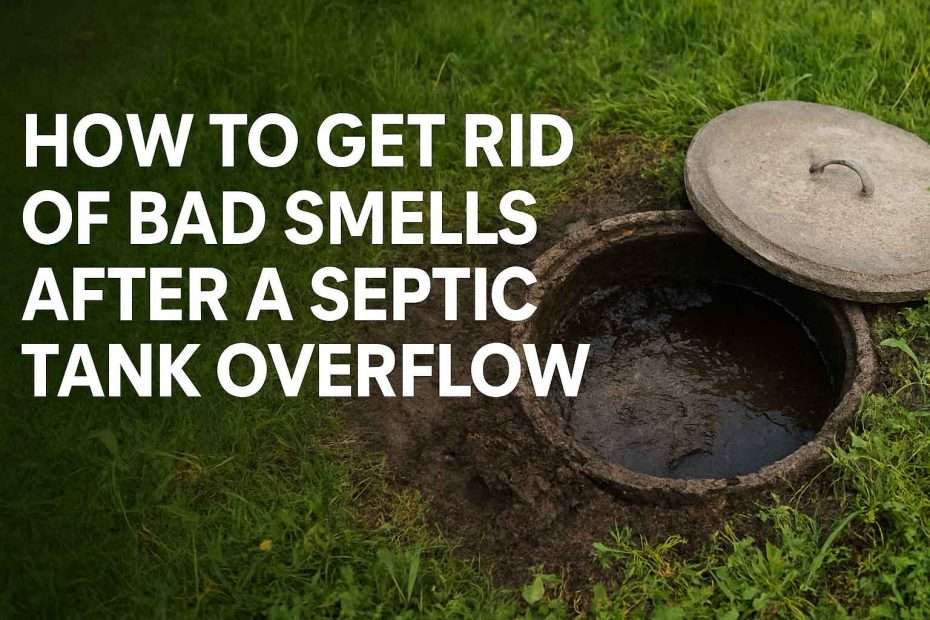 How to Get Rid of Bad Smells After a Septic Tank Overflow
