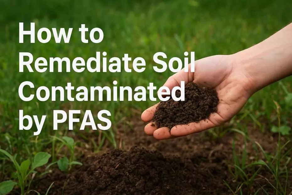 How to Remediate Soil Contaminated by PFAS