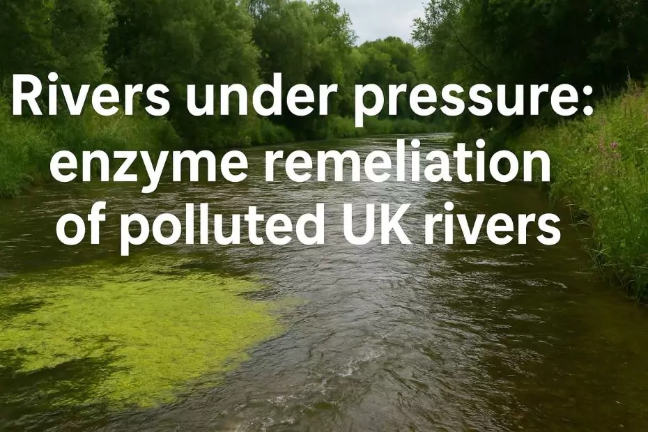 Rivers Under Pressure: Enzyme Remediation of Polluted UK Rivers 1 Rivers Under Pressure: Enzyme Remediation of Polluted UK Rivers