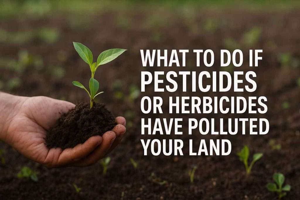 What to Do if Pesticides or Herbicides Have Polluted Your Land