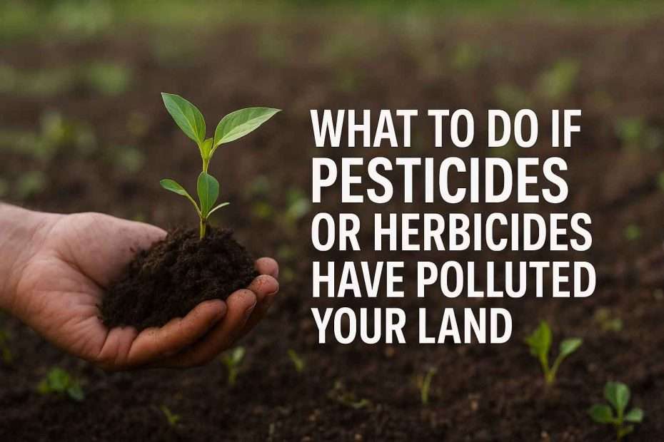 What to Do if Pesticides or Herbicides Have Polluted Your Land