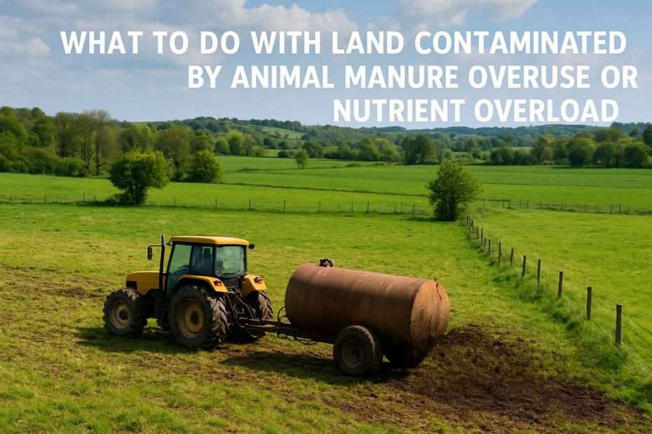 What to Do with Land Contaminated by Animal Manure Overuse or Nutrient Overload