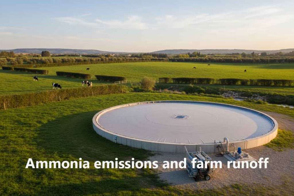 Ammonia emissions and farm runoff