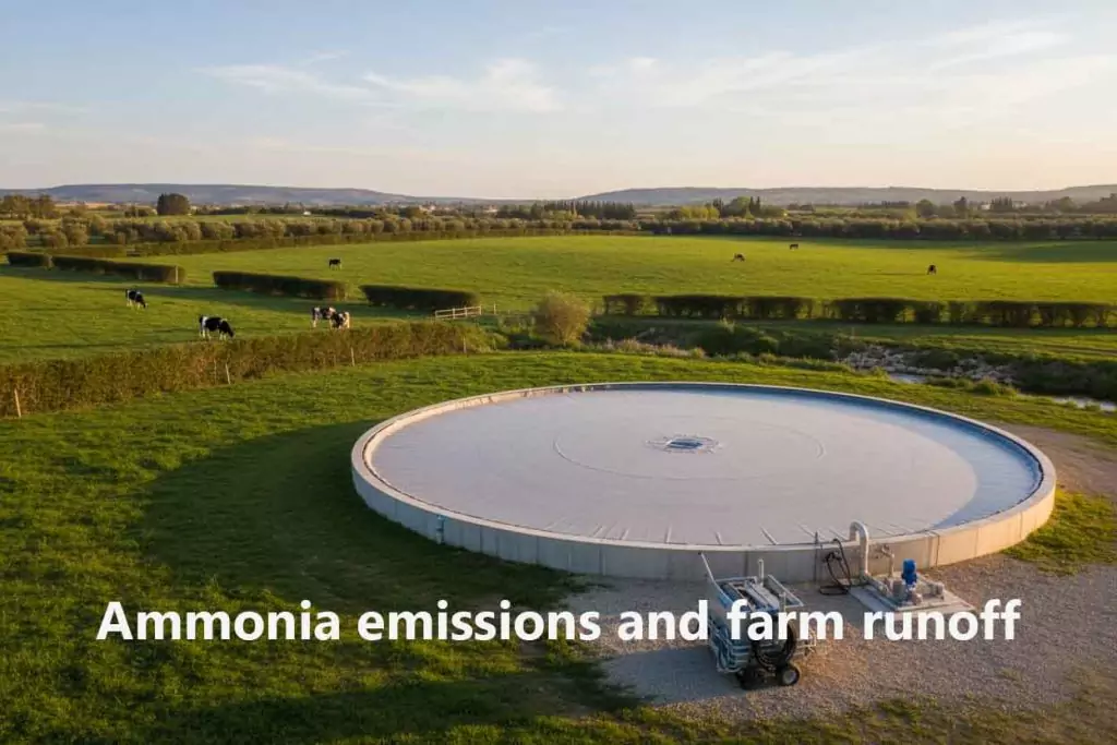Ammonia emissions and farm runoff