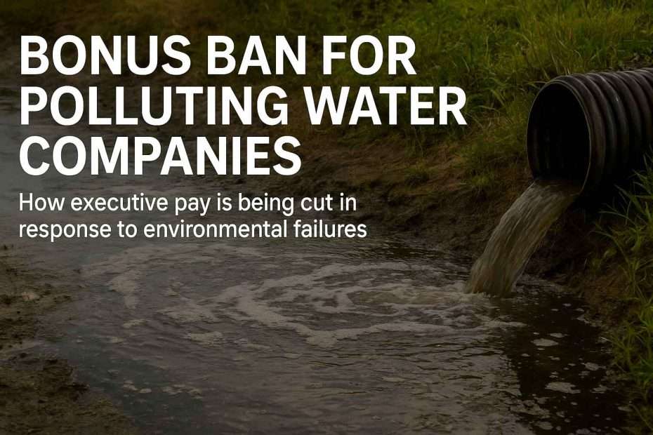 Bonus Ban for Polluting Water Companies