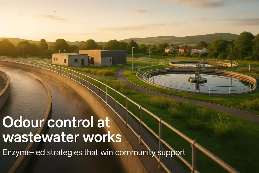 Odour control at wastewater works