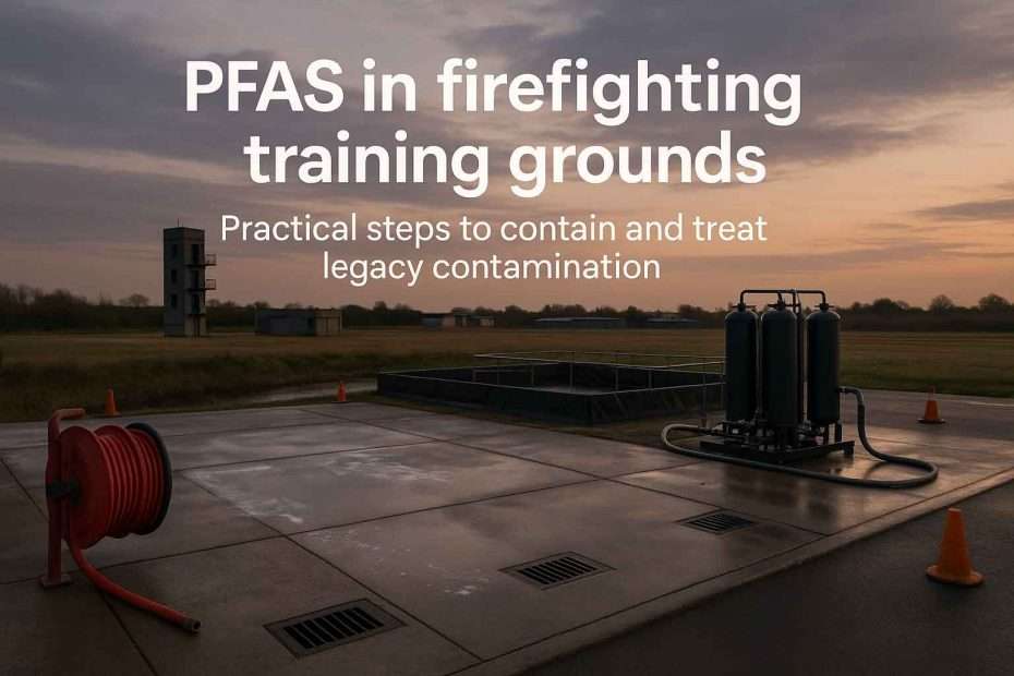 PFAS in firefighting training grounds