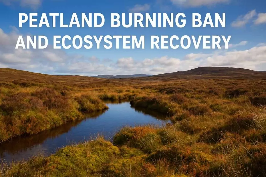 Peatland Burning Ban and Ecosystem Recovery 1 Peatland Burning Ban and Ecosystem Recovery