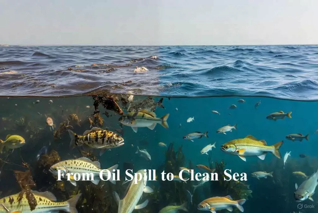 From Oil Spill to Clean Sea