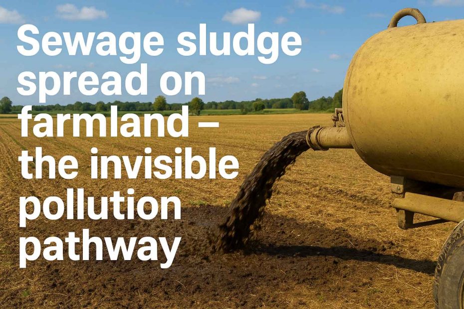 Sewage sludge spread on farmland – the invisible pollution pathway 1 Sewage sludge spread on farmland – the invisible pollution pathway
