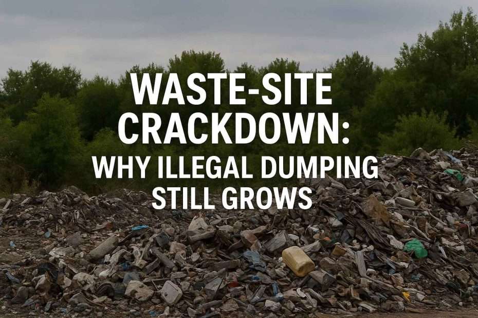 Waste-Site Crackdown: Why Illegal Dumping Still Grows 1 Waste-Site Crackdown: Why Illegal Dumping Still Grows