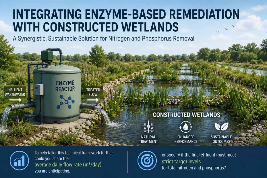 Constructed Wetlands Working with Enzymes